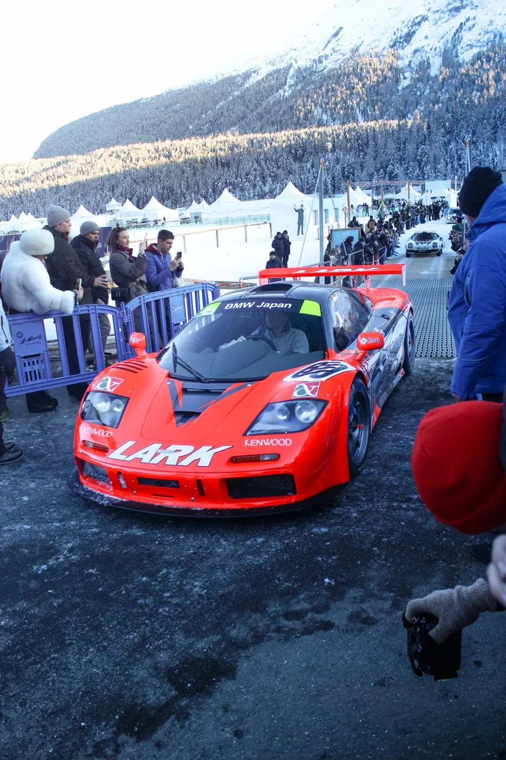 McLaren F1 GTR sul ghiaccio di St. Moritz