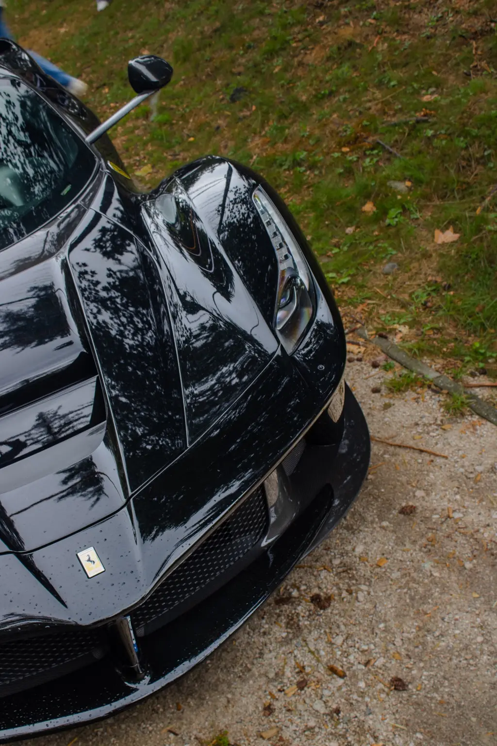 Dettaglio della carrozzeria di una sportiva